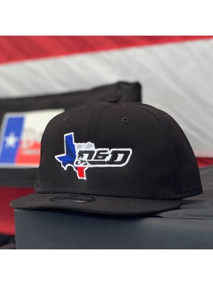 D and D Black Snap Back Hat
