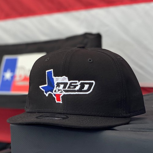 D and D Black Snap Back Hat